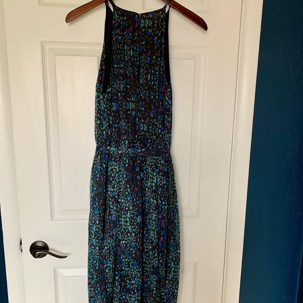 Aquaria Printed Asymmetrical Midi Dress View 3